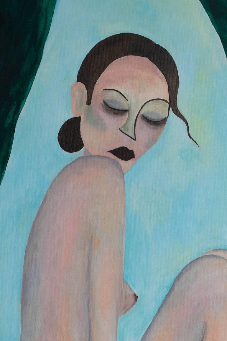 Original Modernism Body Painting by Anastasia Tymtsiv