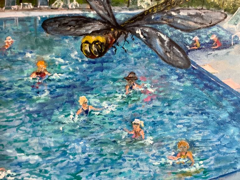 Original Contemporary Comics Painting by Antonina Dunaeva