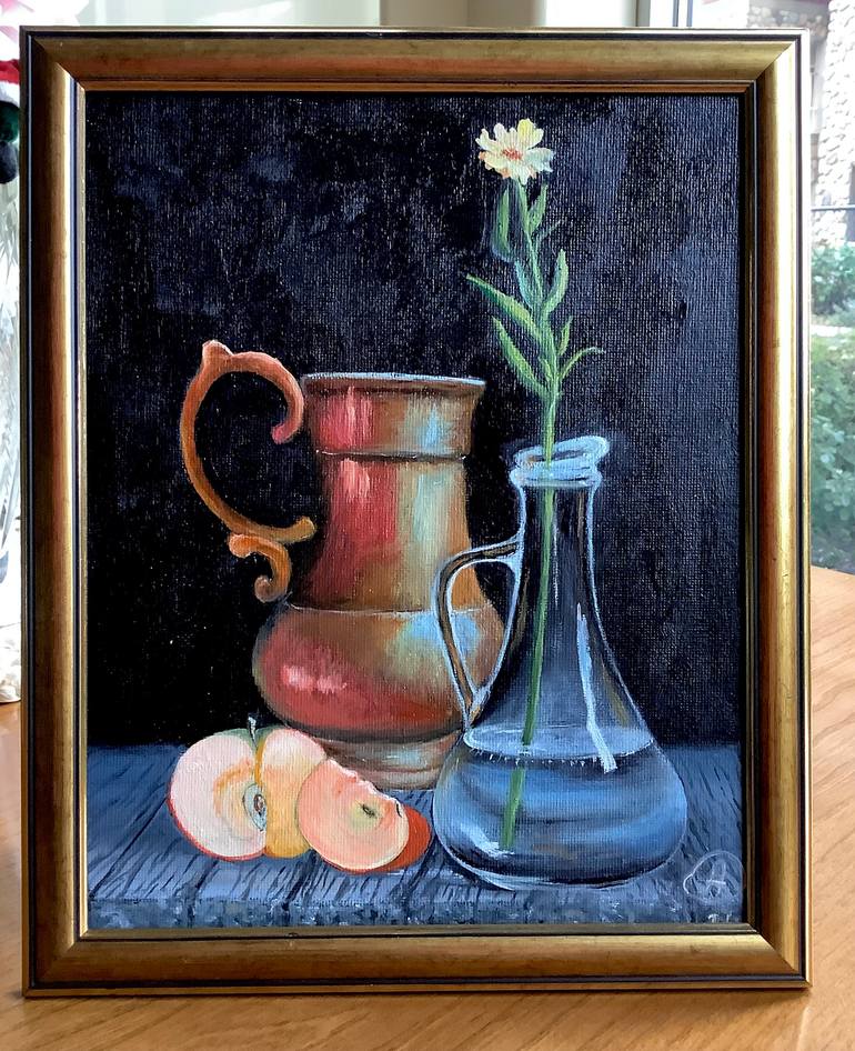 Original Realism Still Life Painting by Antonina Dunaeva