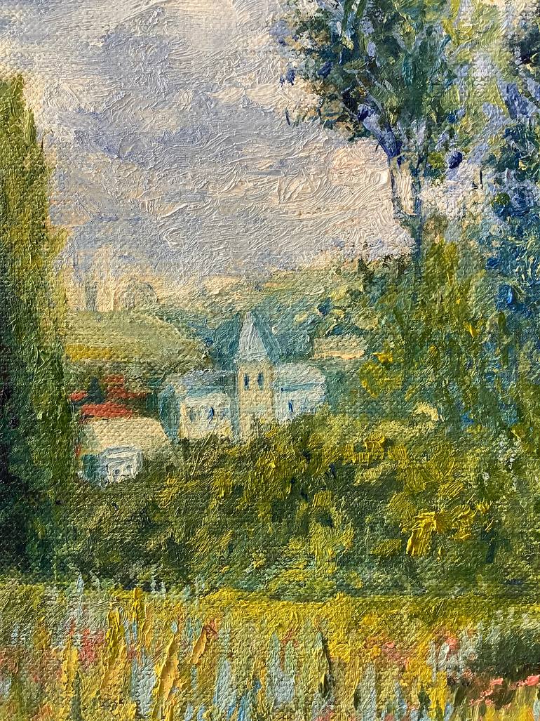 Original Impressionism Landscape Painting by Antonina Dunaeva