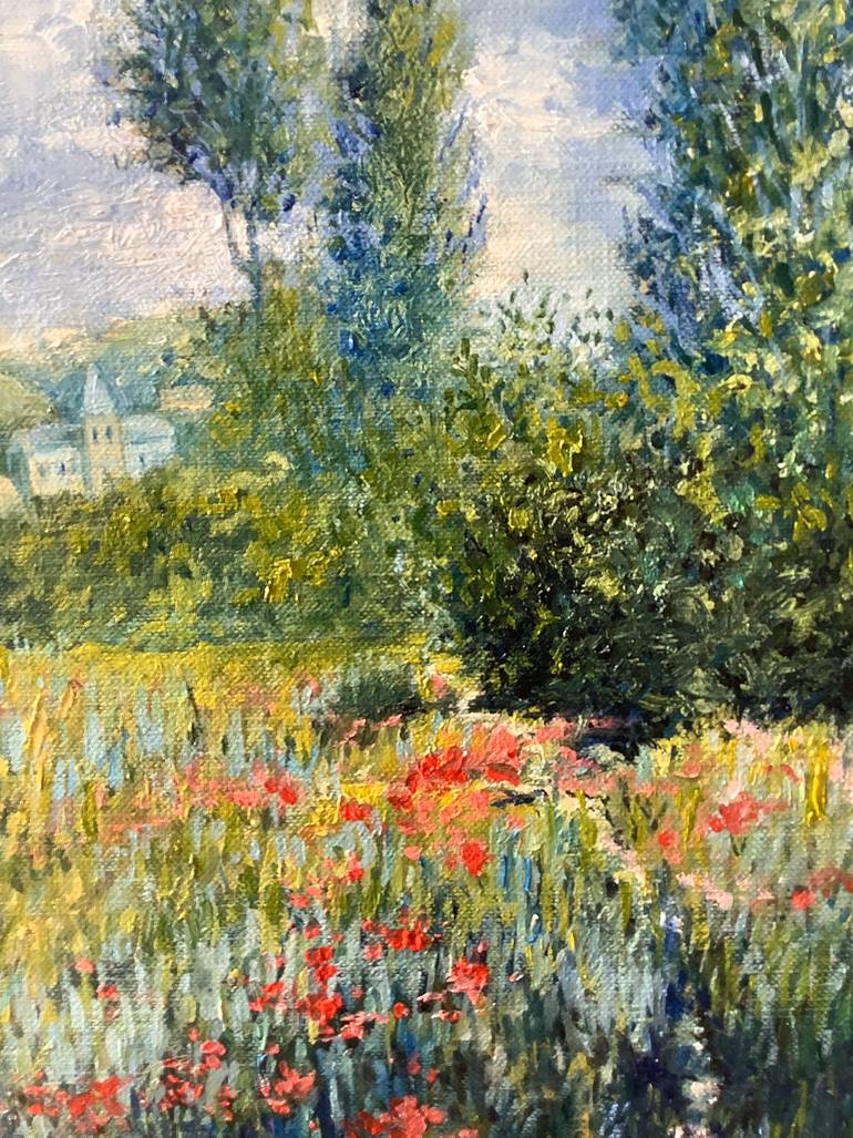 Original Impressionism Landscape Painting by Antonina Dunaeva