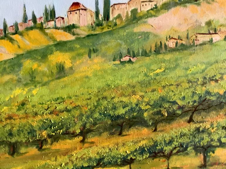 Original Conceptual Landscape Painting by Antonina Dunaeva