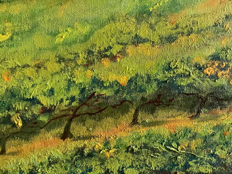 Original Conceptual Landscape Painting by Antonina Dunaeva