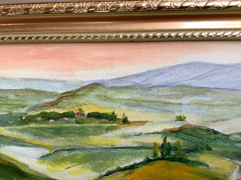 Original Impressionism Landscape Painting by Antonina Dunaeva