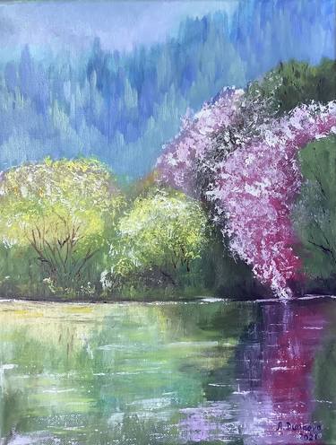 Original Impressionism Landscape Paintings by Antonina Dunaeva