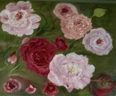 Print of Art Deco Floral Paintings by Antonina Dunaeva