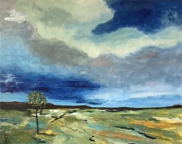 Landscape inspired by the Old Masters Original Painting in Acrylic with modern art media Original Art 20x16" by Antonina Dunaeva-Come4Art thumb