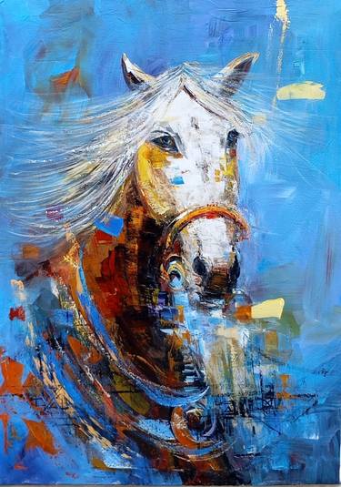 Original Contemporary Animal Paintings by Adewale Uthman