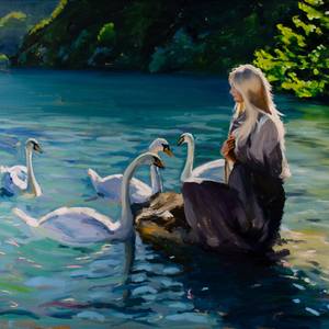Serenity Among Swans