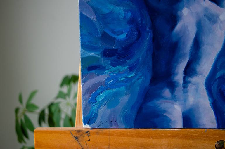 Original Figurative Nude Painting by Romain Eugene