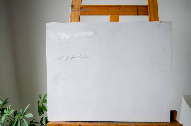 Original Impressionism Nude Painting by Romain Eugene