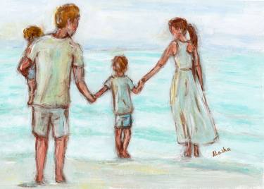 Print of Family Paintings by Tony Maria Konik