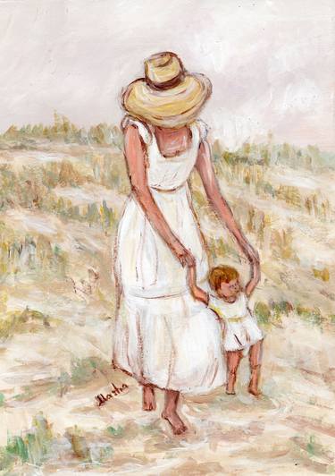 Print of Impressionism Family Paintings by Tony Maria Konik