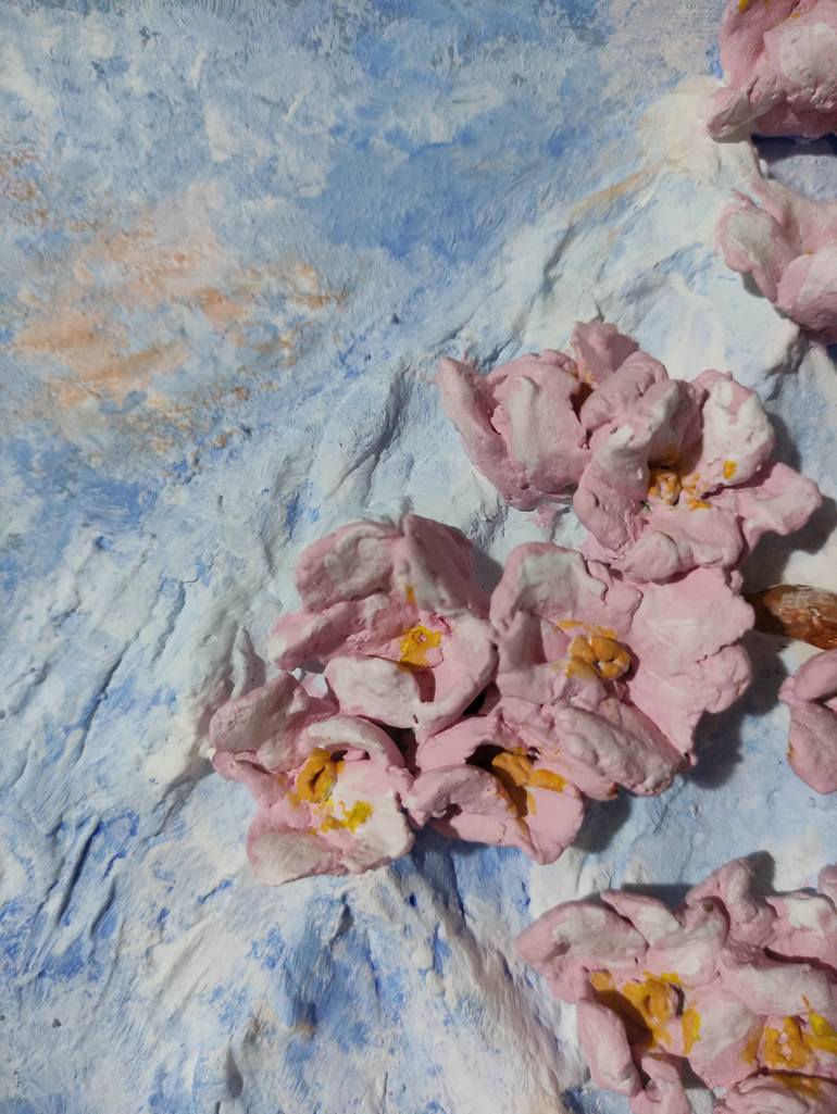 Original Art Deco Floral Sculpture by Tony Maria Konik