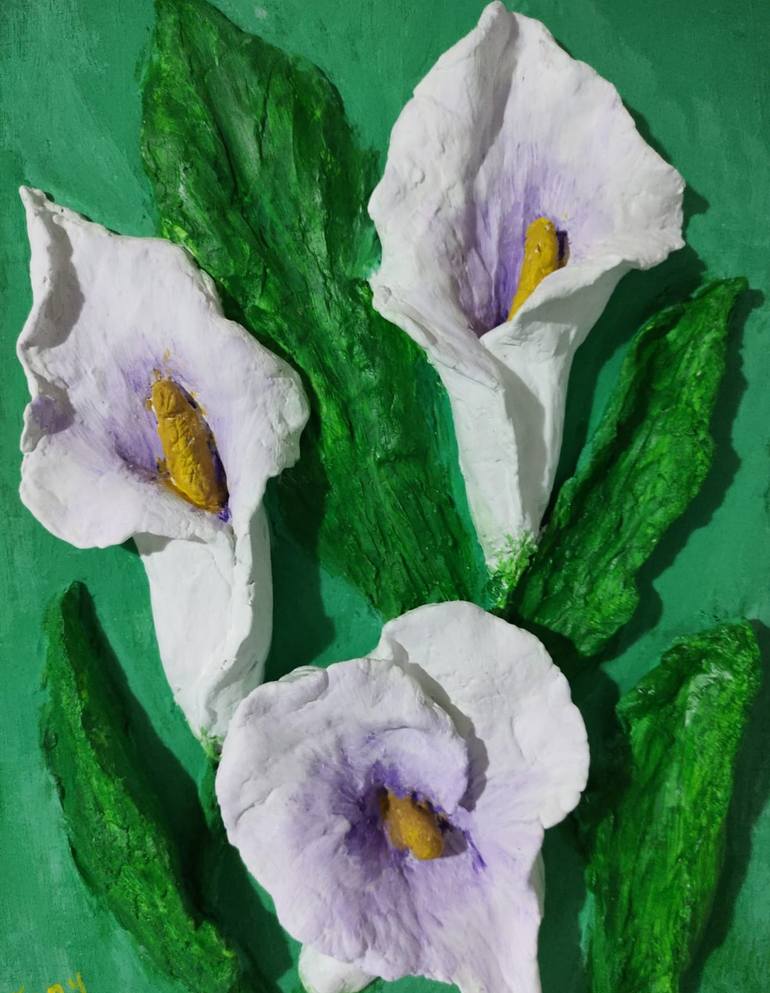 White calla lilies - Print