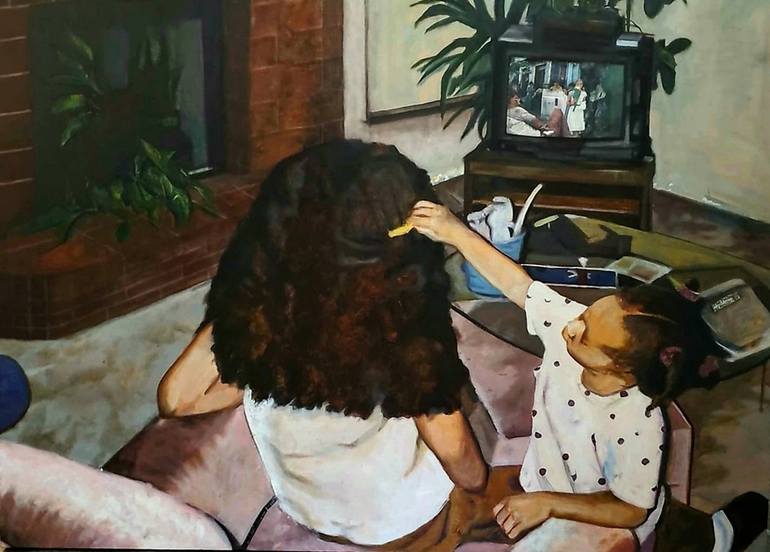Original Figurative People Paintings by Abigail Albano-Payton