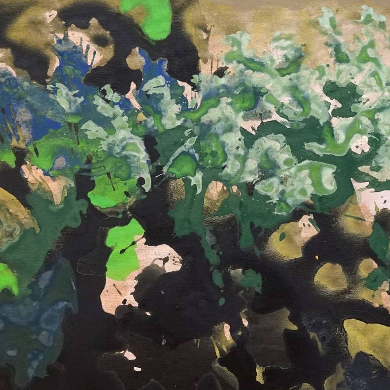 Original Abstract Nature Painting by Marilyn Green