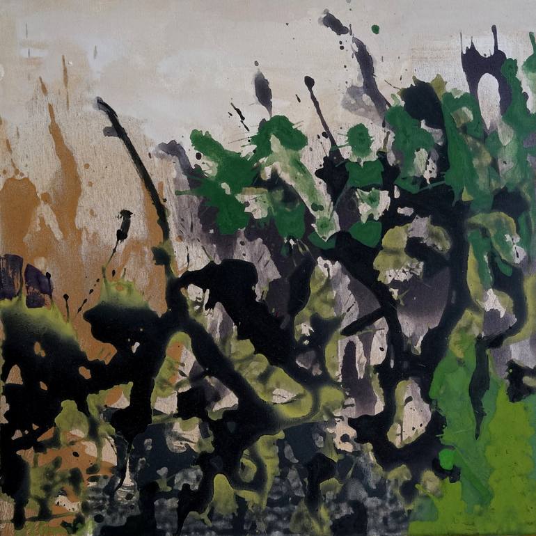 Original Abstract Nature Painting by Marilyn Green