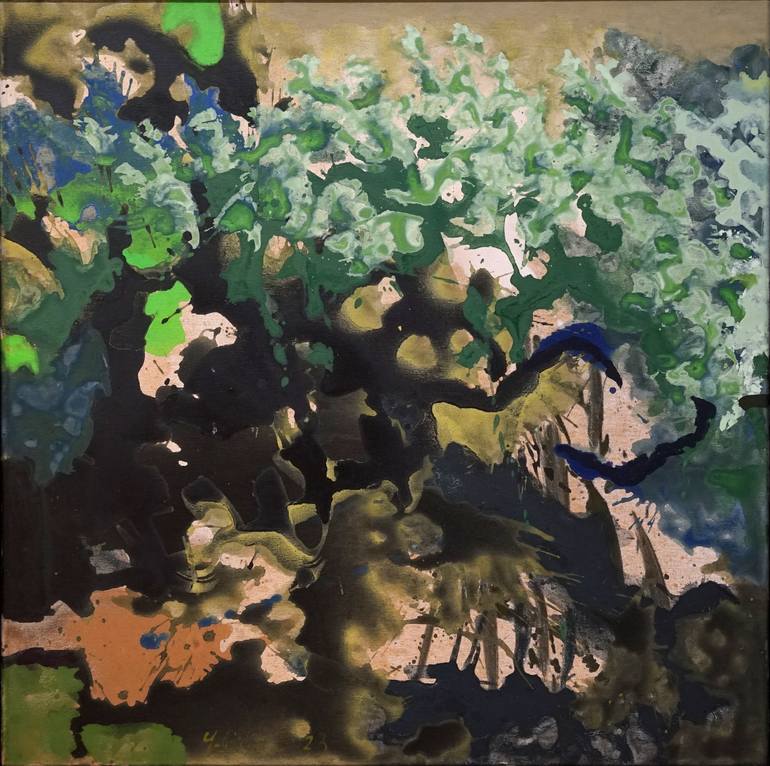 Original Expressionism Abstract Painting by Marilyn Green