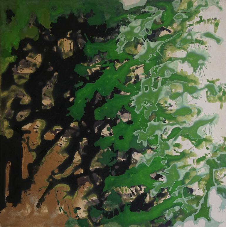 Original Expressionism Abstract Painting by Marilyn Green
