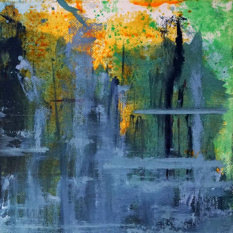 Original Abstract Expressionism Abstract Painting by Marilyn Green