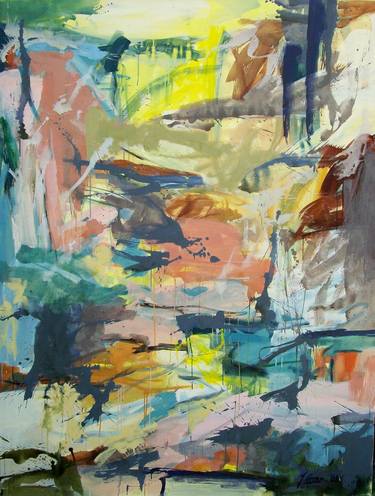 Original Contemporary Abstract Painting by Marilyn Green