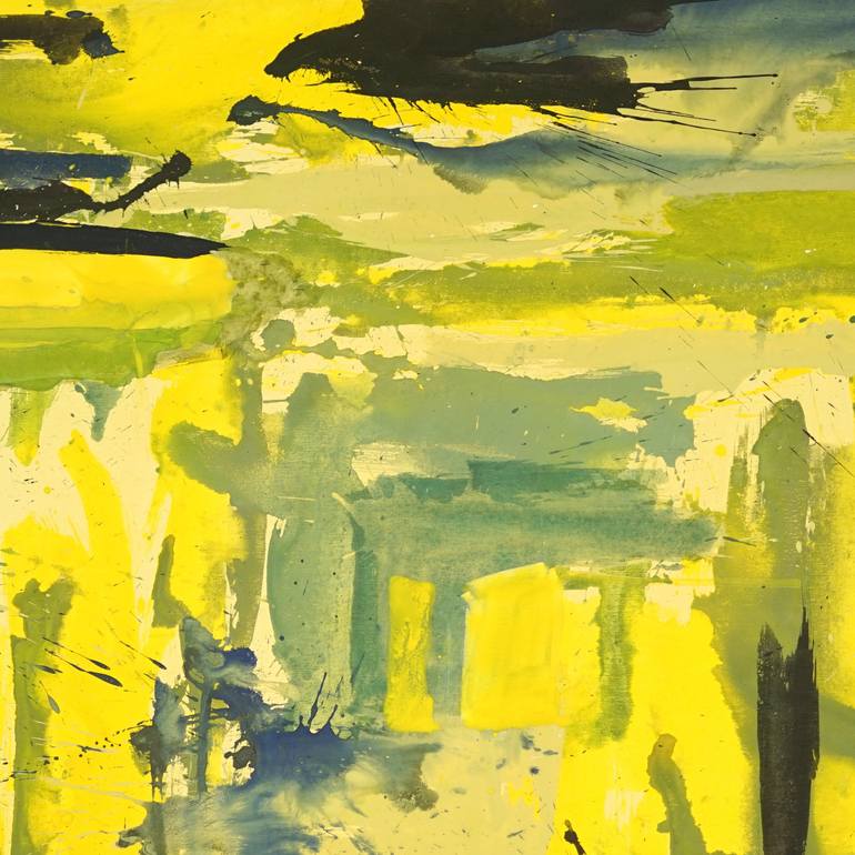 Original Contemporary Abstract Painting by Marilyn Green