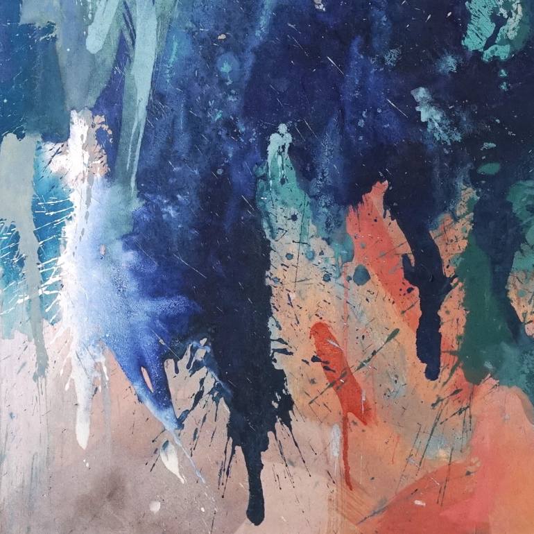 Original Contemporary Abstract Painting by Marilyn Green