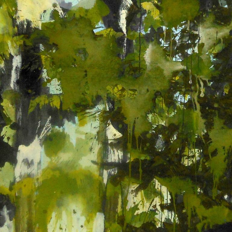 Original Abstract Expressionism Abstract Painting by Marilyn Green