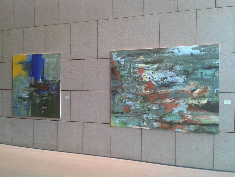Original Contemporary Abstract Painting by Marilyn Green