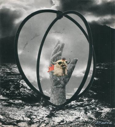 Original Surrealism Fantasy Collage by Janne Martola
