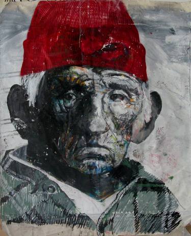 Original Street Art People Paintings by Janne Martola