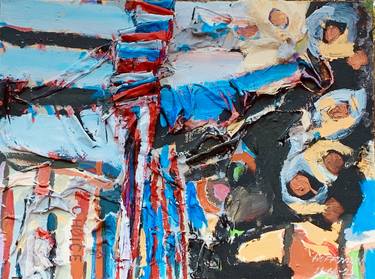 Original Abstract Expressionism Abstract Paintings by Marsha Hoffman