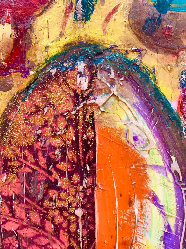 Original Abstract Expressionism Abstract Painting by Marsha Hoffman