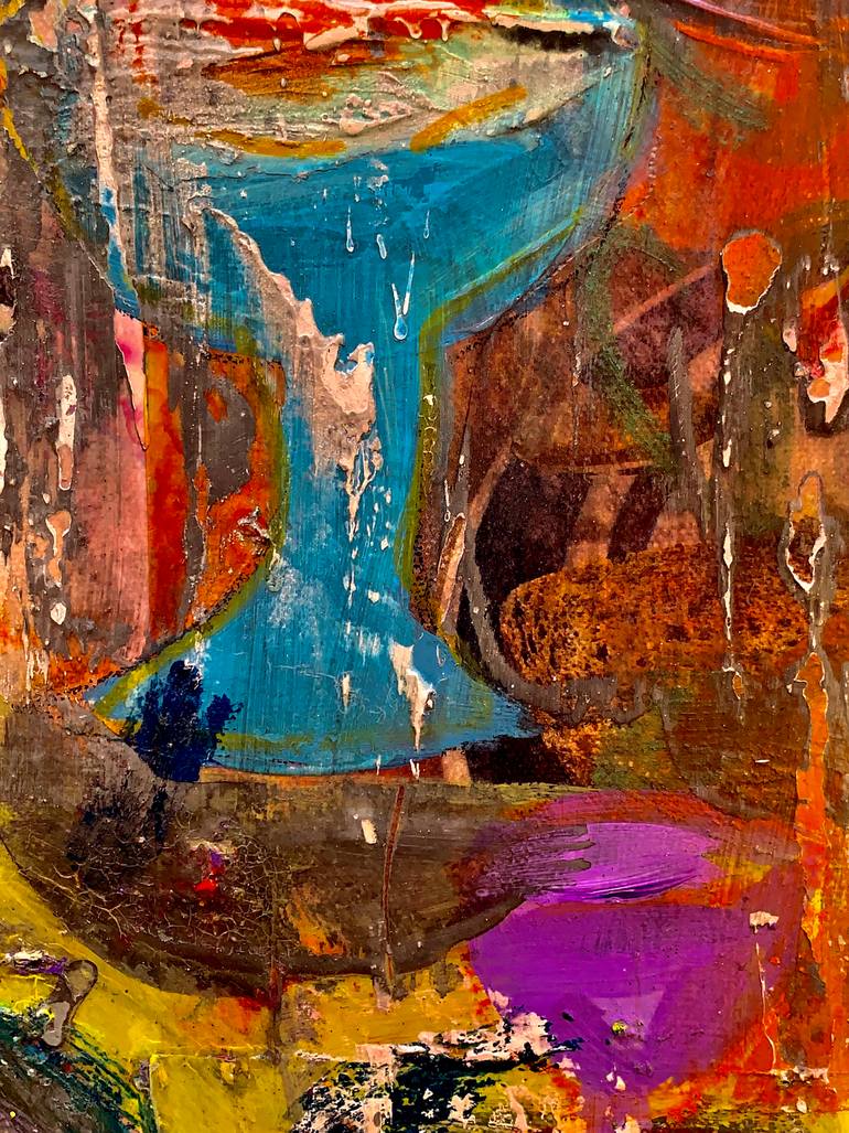 Original Abstract Expressionism Abstract Painting by Marsha Hoffman