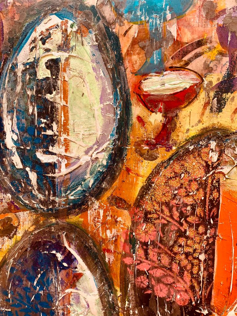 Original Abstract Expressionism Abstract Painting by Marsha Hoffman