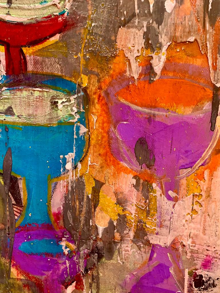 Original Abstract Expressionism Abstract Painting by Marsha Hoffman