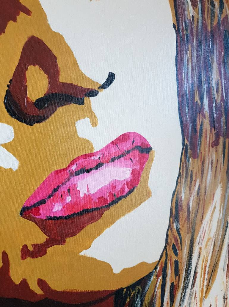 Original Portraiture Pop Culture/Celebrity Painting by Ingrid Stevens
