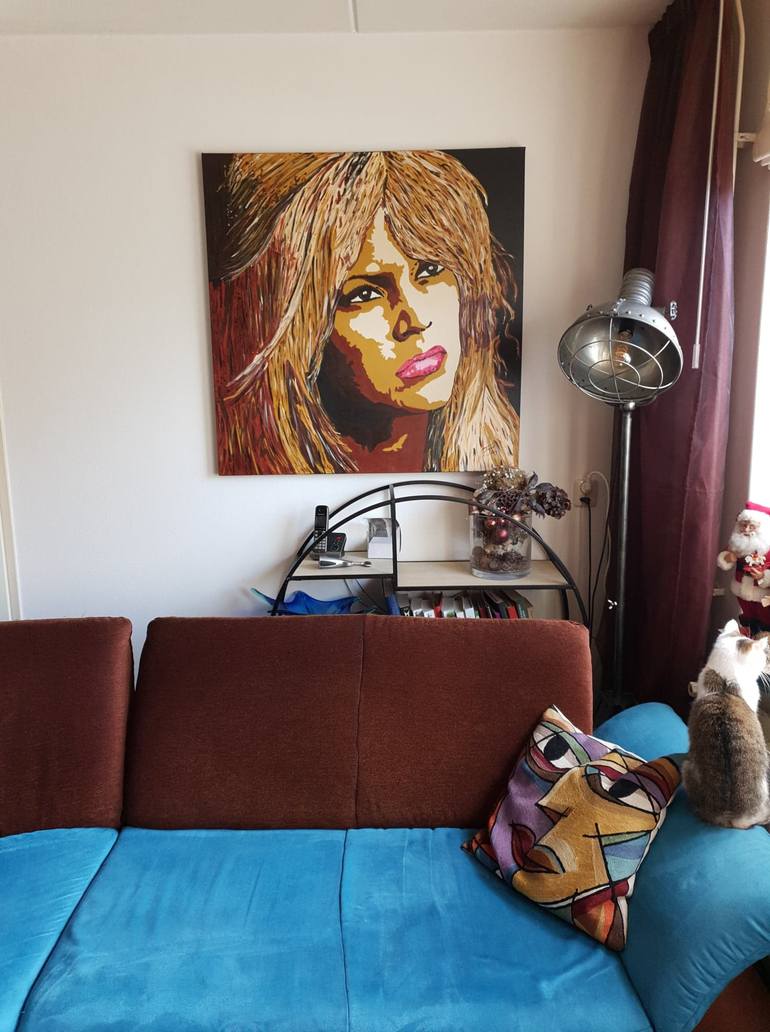 Original Portraiture Pop Culture/Celebrity Painting by Ingrid Stevens