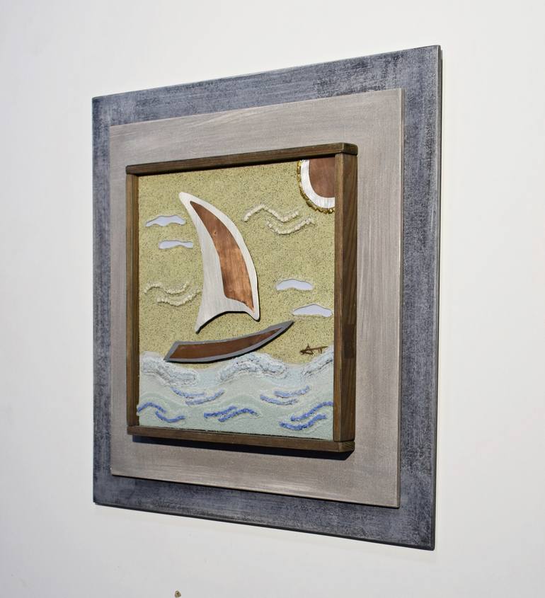 Original Minimalism Wall Sculpture by Anastasios Peponidis