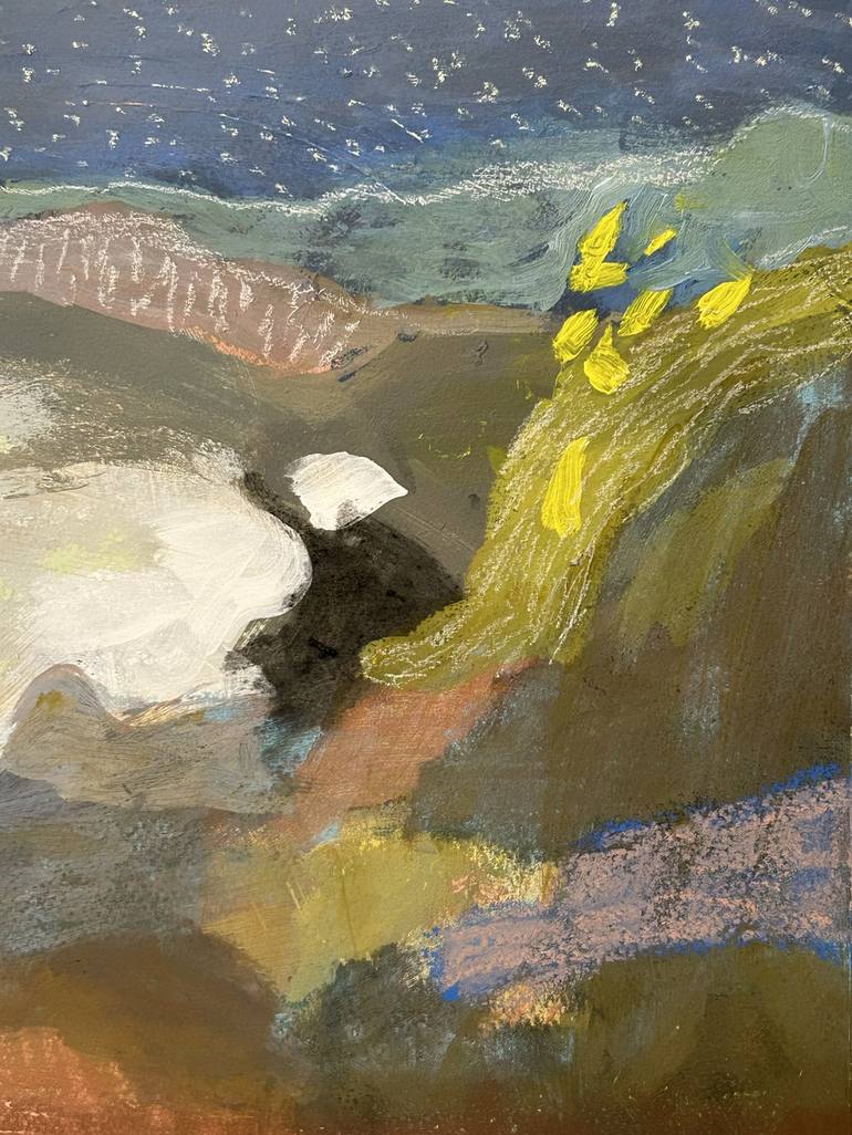 Original Abstract Expressionism Landscape Painting by Kimberley Day