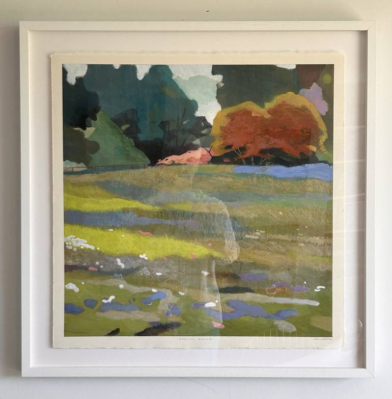 Original Abstract Landscape Painting by Kimberley Day