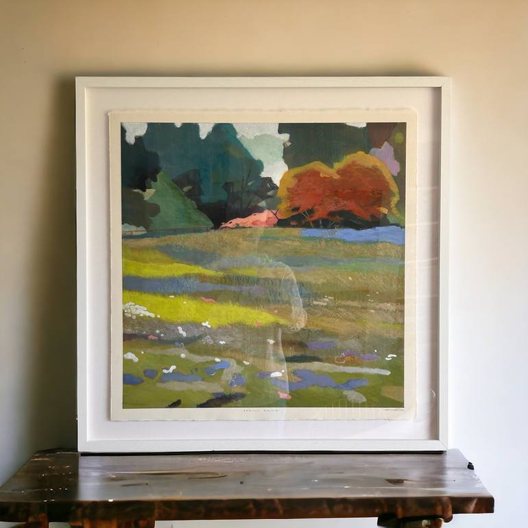 Original Abstract Landscape Painting by Kimberley Day