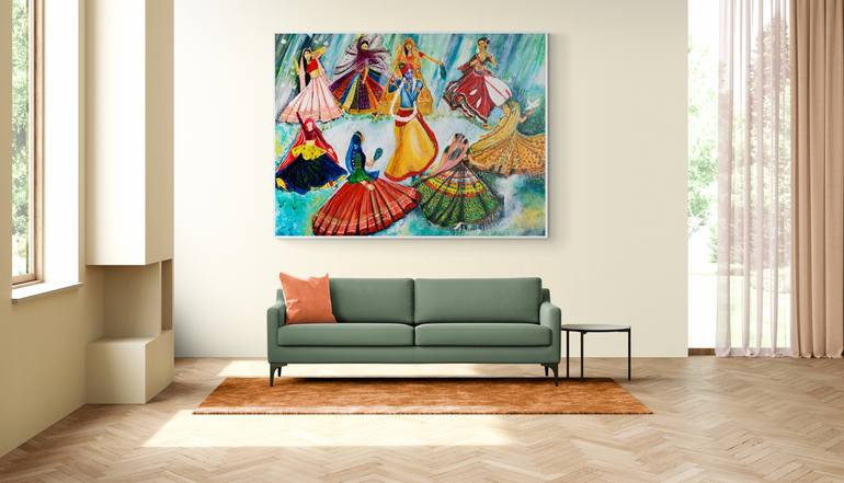 Original Abstract Religion Painting by Shraboni Bhowal