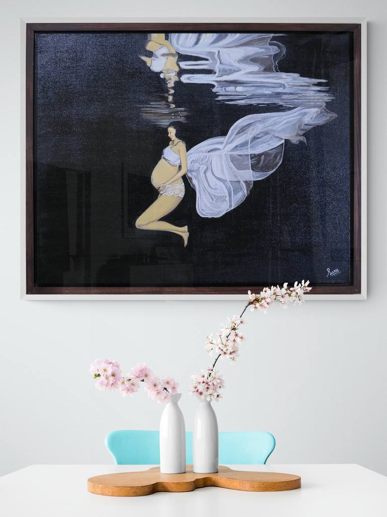 Original Conceptual Women Painting by Shraboni Bhowal