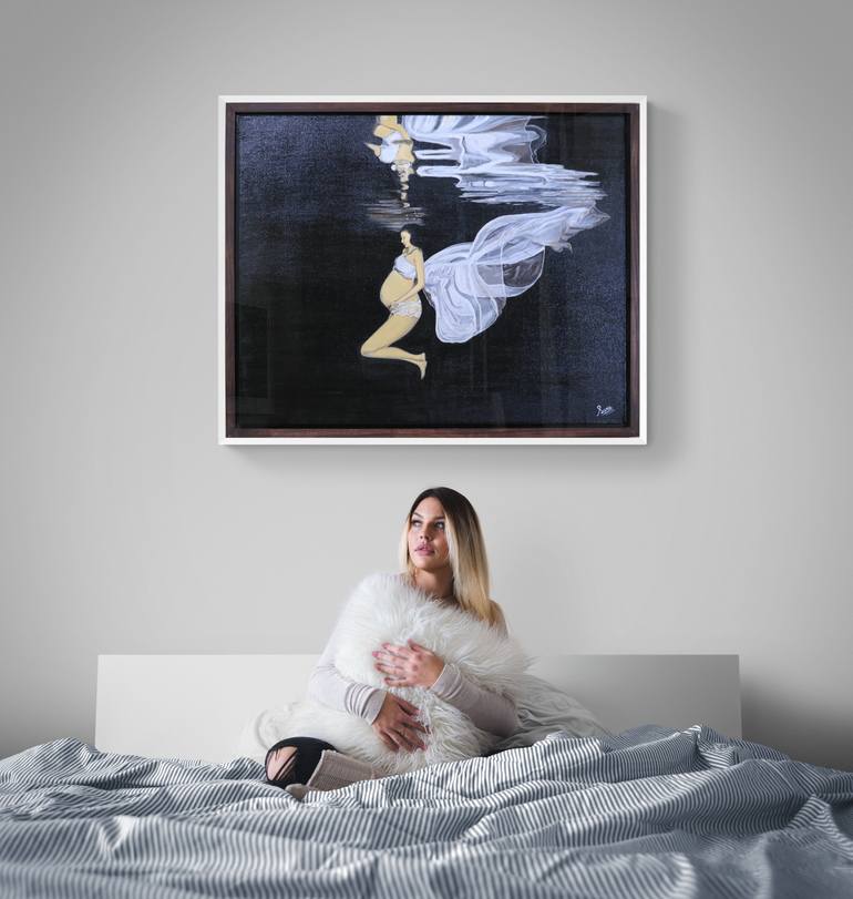 Original Conceptual Women Painting by Shraboni Bhowal