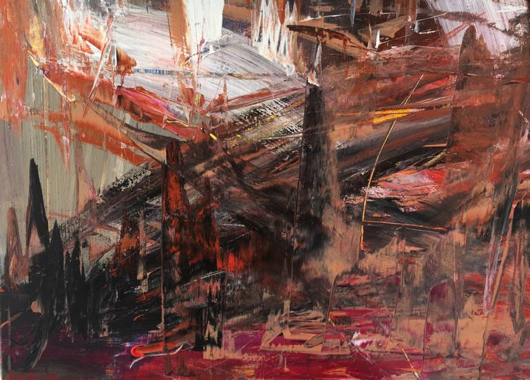 Original Abstract Painting by Ben Potter