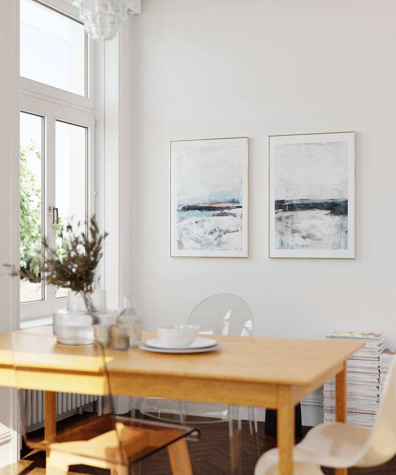 Original Abstract Expressionism Abstract Painting by Lea Finke