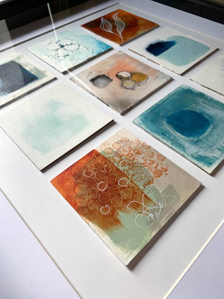 Original Abstract Expressionism Abstract Painting by Lea Finke