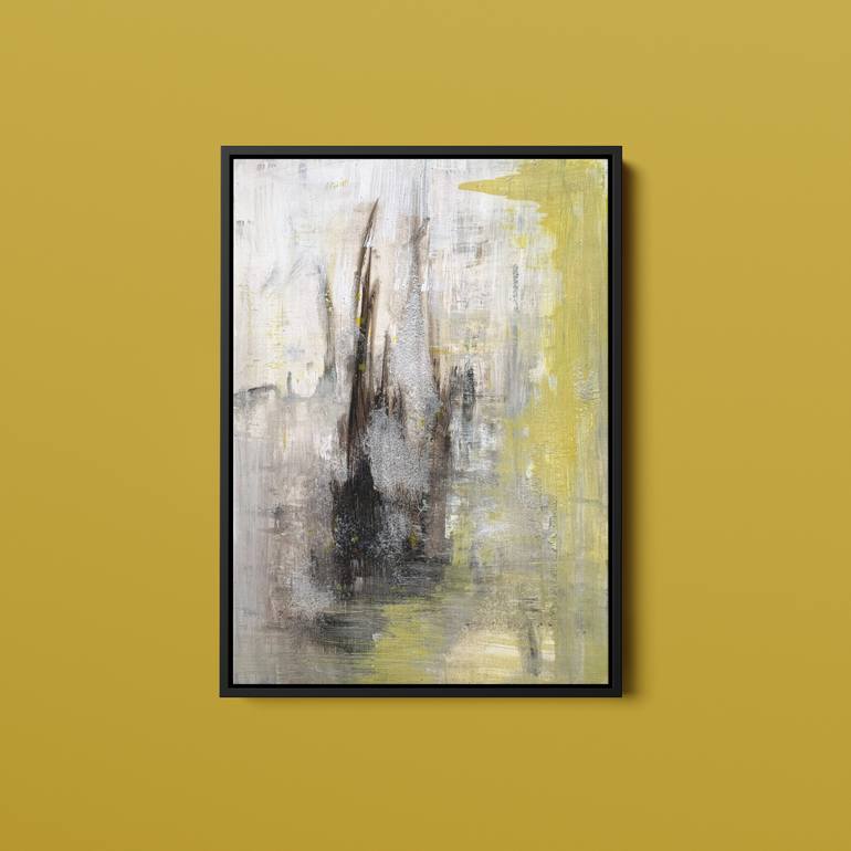 Original Abstract Expressionism Abstract Painting by Lea Finke